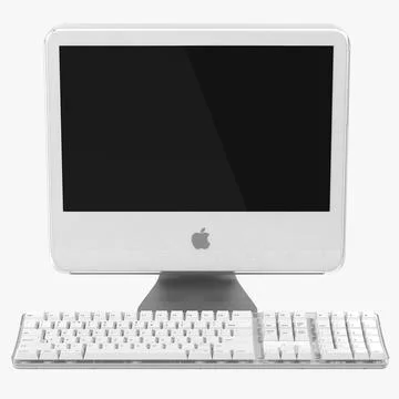 Apple iMac G5 Desktop Computer 3D Model