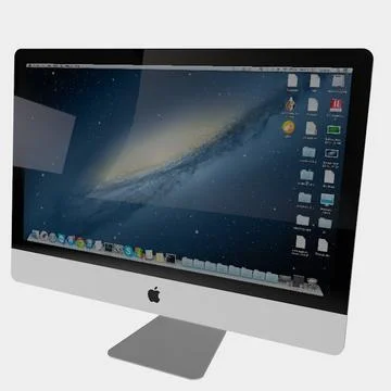 Apple iMac Screen 3D Model