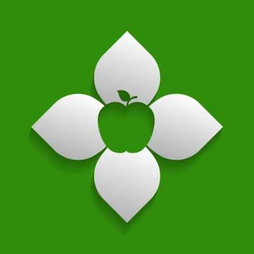 Apple infographic Stock Illustration