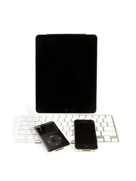 Apple Ipad and Iphone Stock Photos