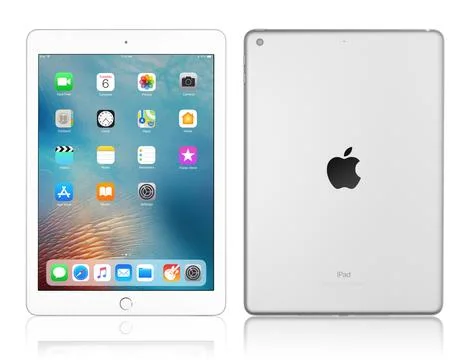 Apple iPad silver Stock Photos