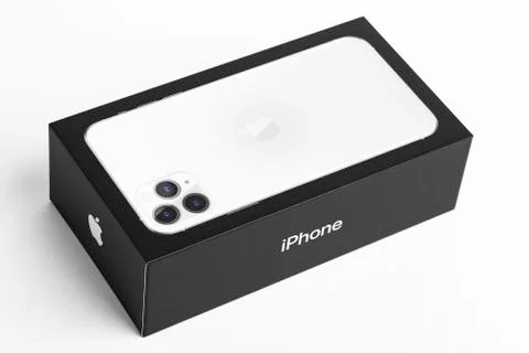 Apple iPhone 11 Max Pro Packaging Box Foto stock