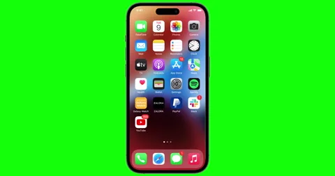 Apple iPhone 15 Reset Network Settings Green Screen Tutorials Stock Videos Stock Footage 249425076