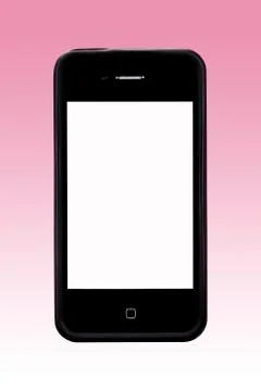 Apple iphone 4 - Blank Screen - Add Text Stock Photos