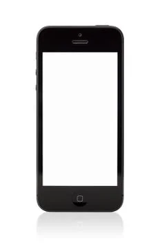 Apple iphone 5 with blank screen 库存照片
