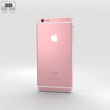 3d Model Apple Iphone 6s Plus Rose Gold Pond5