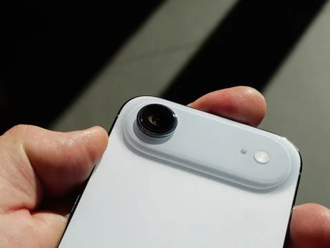 Apple iPhone Air camera closeup Stock Photos