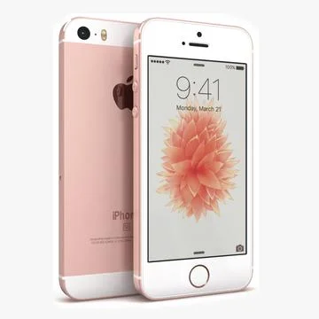3d Model Apple Iphone Se Rose Gold Pond5