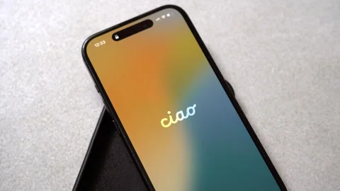 Apple iPhone Startup Screen with Welcome Messages in Multiple Languages Stock Footage 337762338