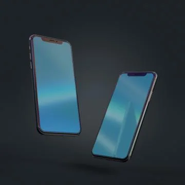 Apple iPhone X. Illustrative Editorial Image Stock Illustration