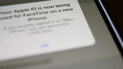 Apple iPhone XS with FaceTime on new iPhone Stock Footage 102265392