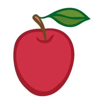 Apple. Isolated object. vector illustration Stock Illustration