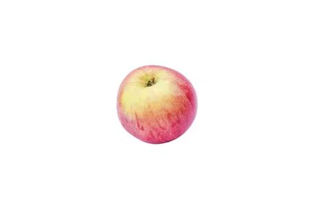 An apple isolated on a white background. Fresh fruit Stock Photos