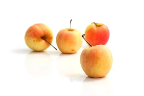 Apple isolated in white background Stock Photos