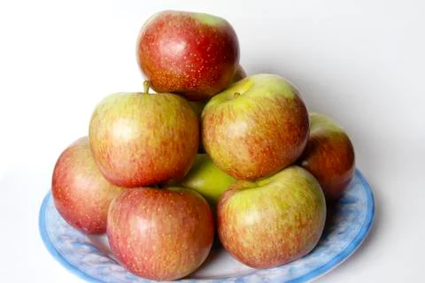Apple isolated on white background Stock Photos
