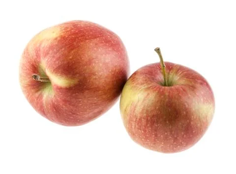 Apple isolated on white background Stock Photos