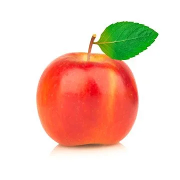 Apple isolated on white background Stock Photos