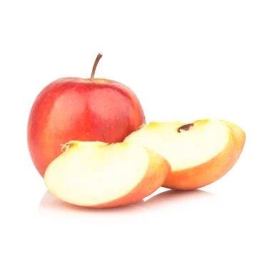 Apple isolated on white background Stock Photos