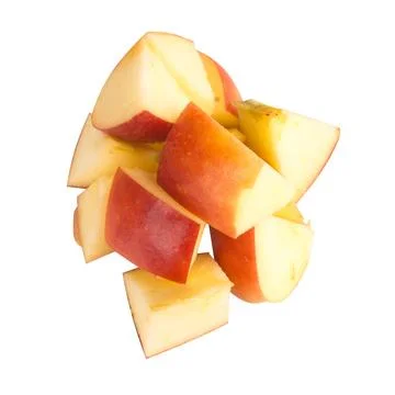Apple isolated on white background 스톡 사진