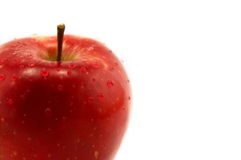 Apple isolated on white Stock Photos
