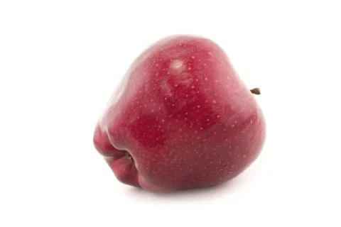Apple isolated on white Stock Photos
