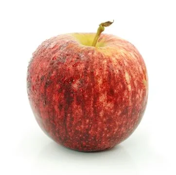 Apple isolated on white Stock Photos