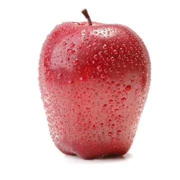 Apple isolated on white Stock Photos