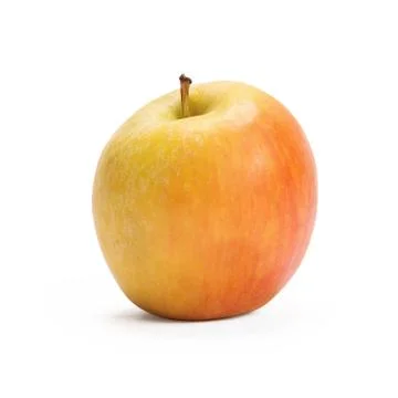 Apple isolated on a white Stock Photos
