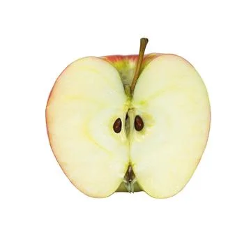 Apple isolated on white Stock Photos