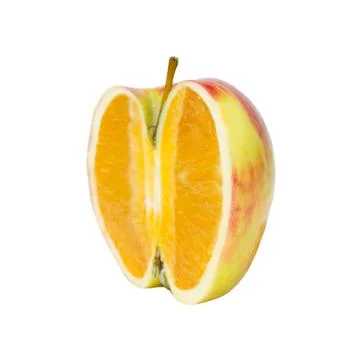 Apple isolated on white Stock Photos
