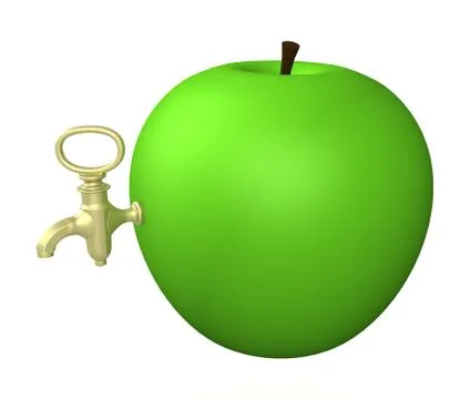 Apple juice #2 Stock Illustration