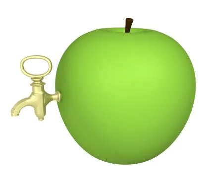 Apple juice #3 Stock Illustration