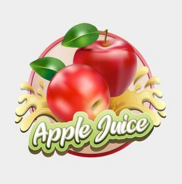 Apple juice Stock Illustration