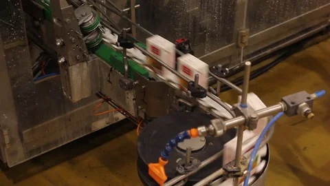 Apple juice packaging line, apple juice Stock Footage 75257606