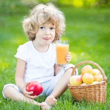 Apple juice Stock Photos