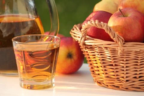 Apple juice Stock Photos
