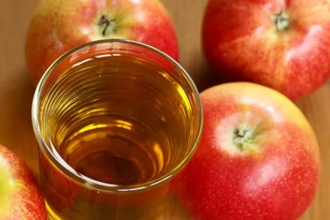 Apple juice Stock Photos
