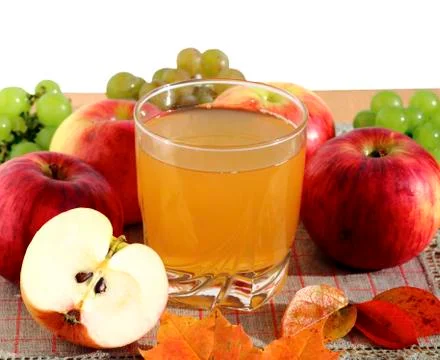 Apple juice Stock Photos