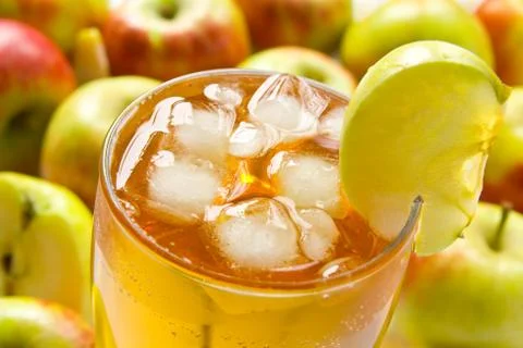 Apple juice Stock Photos