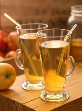Apple juice Foto stock