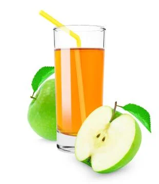 Apple juice Stock Photos