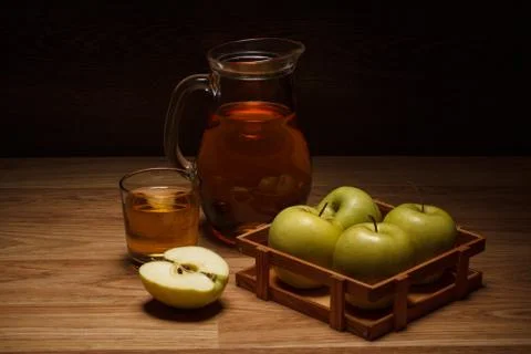 Apple juice Stock Photos