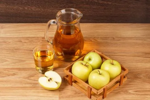 Apple juice Stock Photos