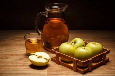 Apple juice Stock Photos