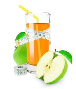 Apple juice Stock Photos