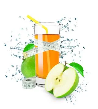 Apple juice Stock Photos