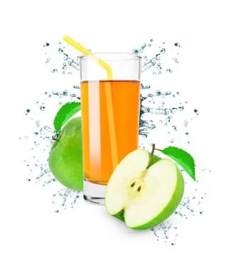 Apple juice Stock Photos
