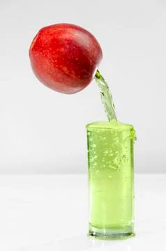 Apple juice. Stock Photos