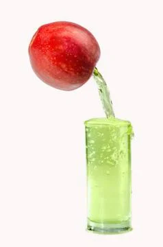 Apple juice. Stock Photos