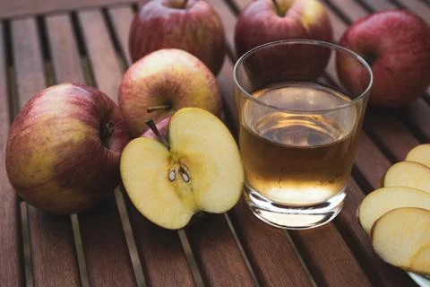Apple juice Foto stock
